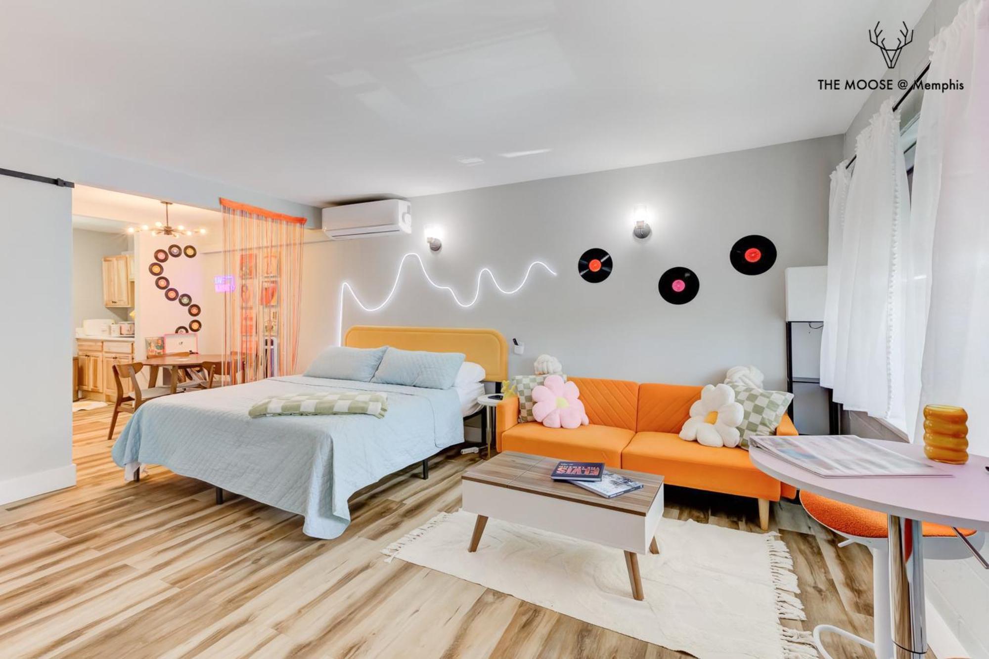 The Moose #10 - Stylish Loft With King Bed, Free Parking & Wi-Fi Leilighet Memphis Eksteriør bilde