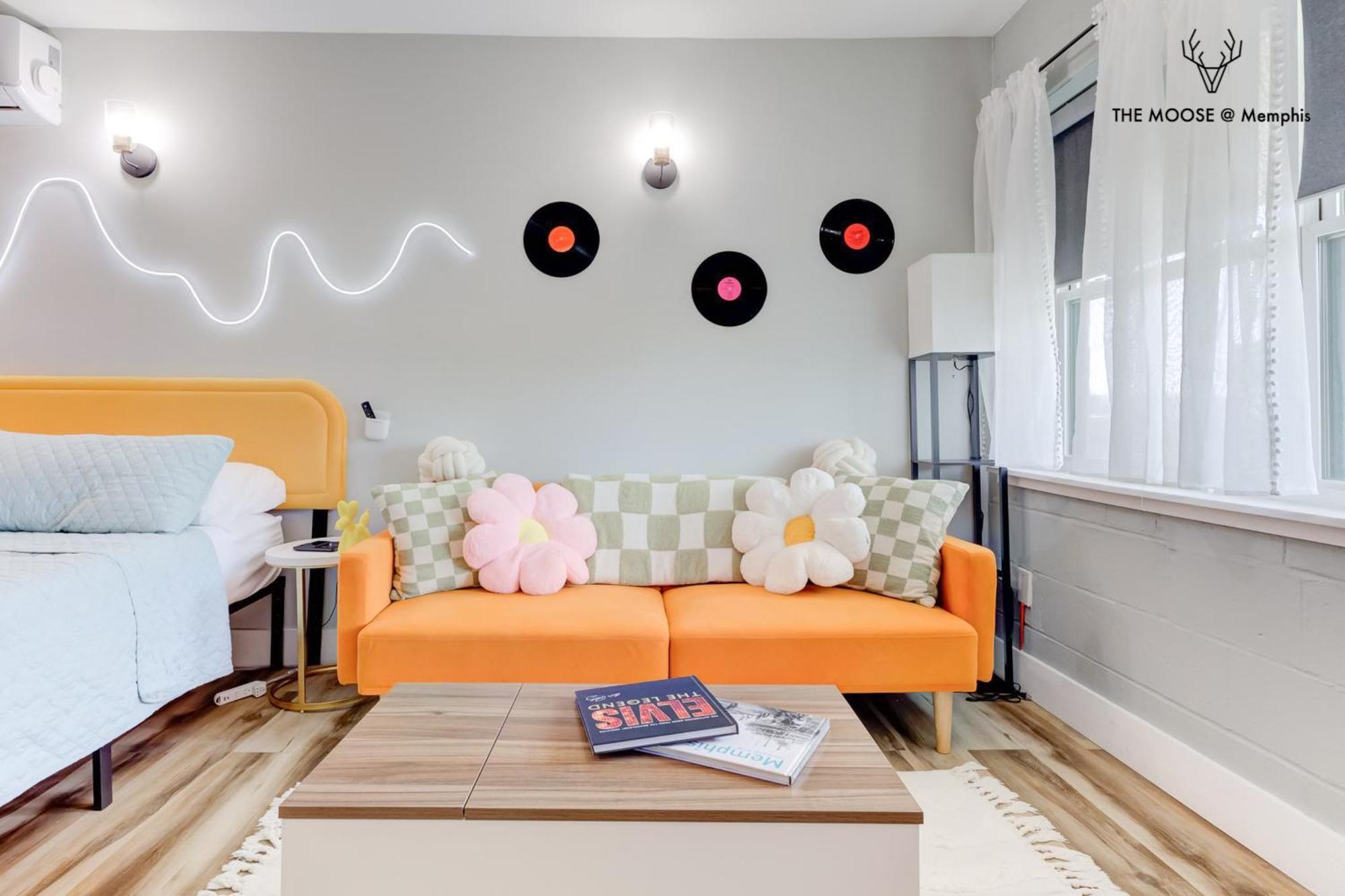 The Moose #10 - Stylish Loft With King Bed, Free Parking & Wi-Fi Leilighet Memphis Eksteriør bilde