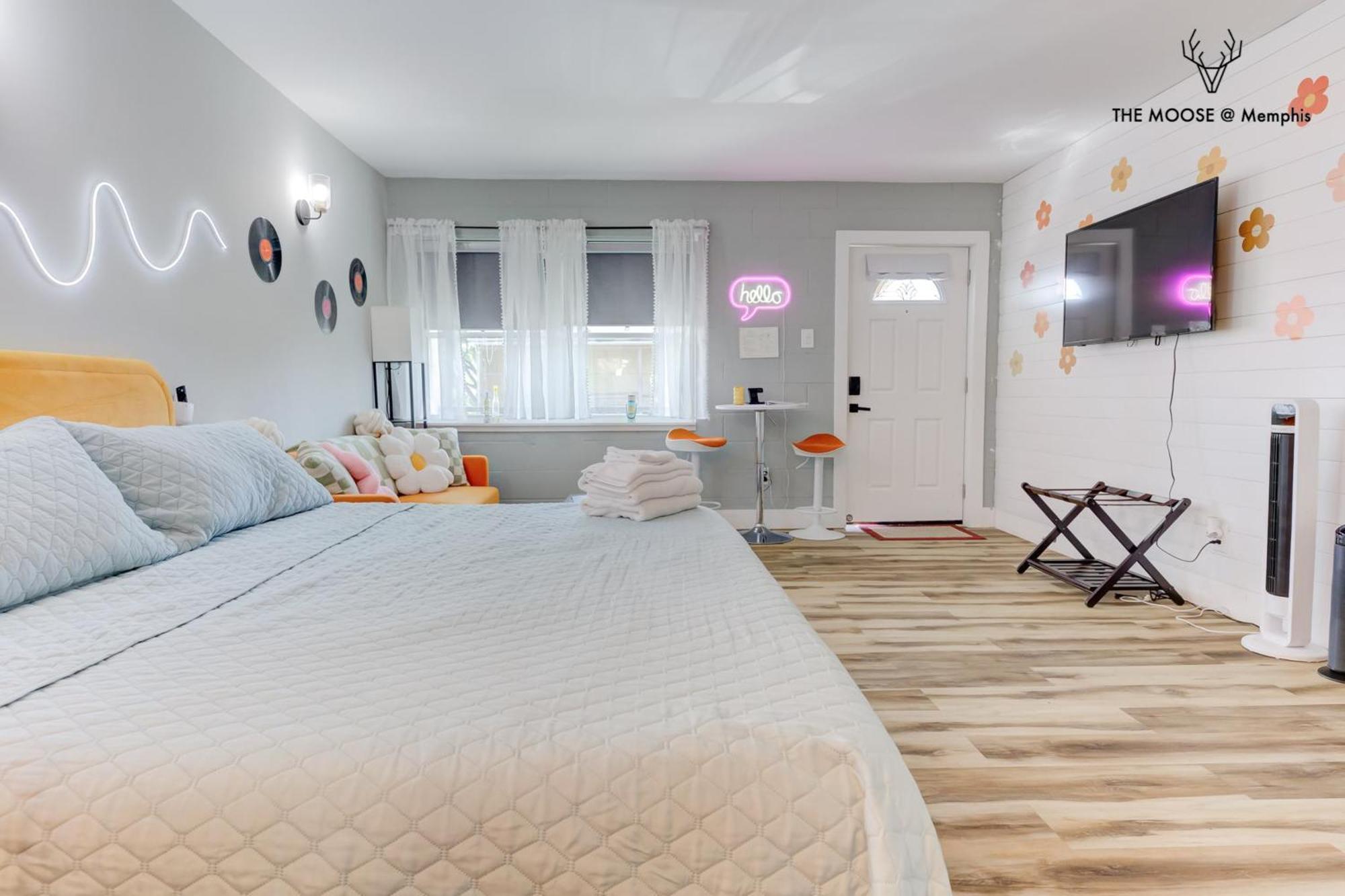 The Moose #10 - Stylish Loft With King Bed, Free Parking & Wi-Fi Leilighet Memphis Eksteriør bilde