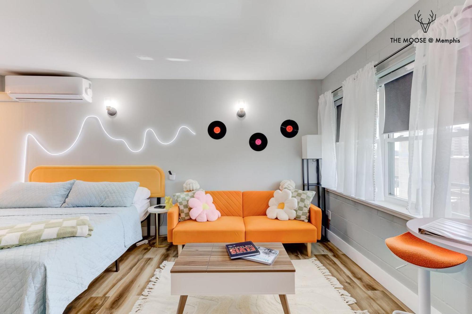 The Moose #10 - Stylish Loft With King Bed, Free Parking & Wi-Fi Leilighet Memphis Eksteriør bilde
