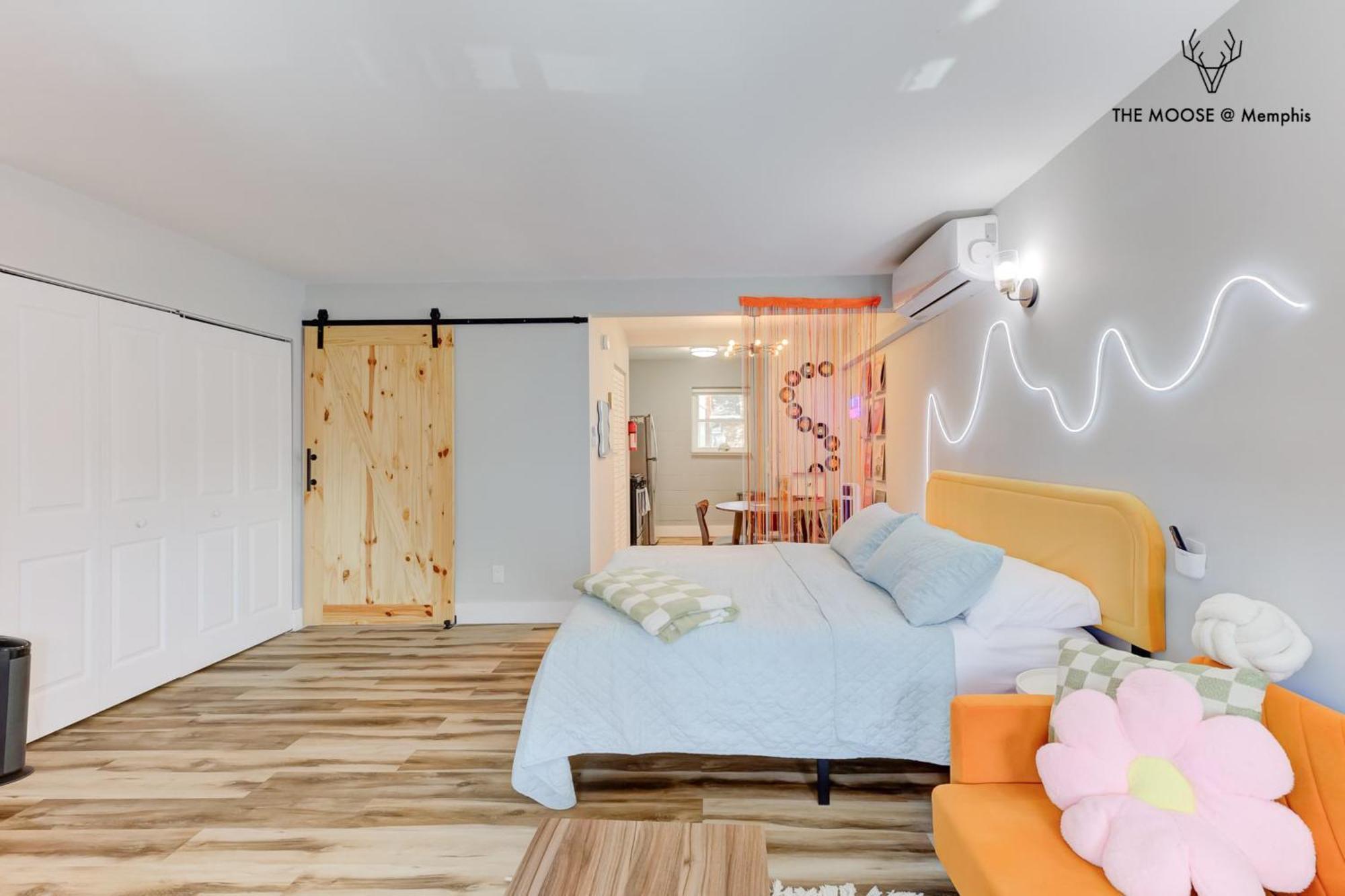 The Moose #10 - Stylish Loft With King Bed, Free Parking & Wi-Fi Leilighet Memphis Eksteriør bilde